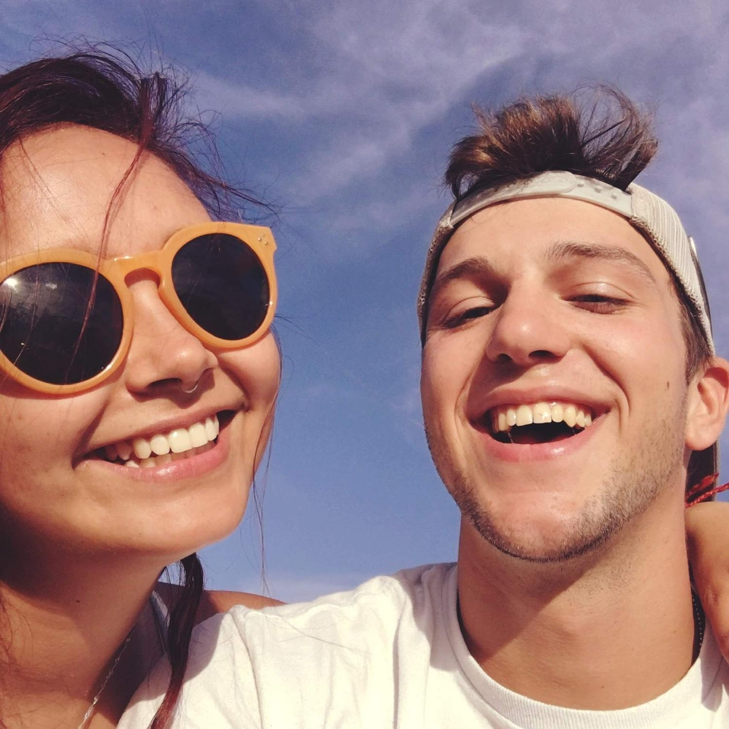 6/16/18 a week after we first met, we went to Boulevardia together and danced at our first concert, Bleachers 🕺🏻💃🏽