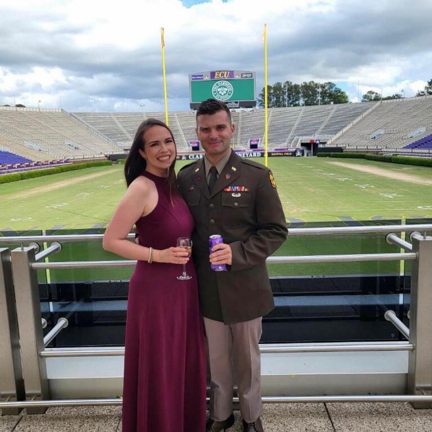Military Ball at our alma mater.