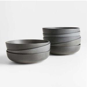 Wren Matte White Bowl Plate + Reviews | Crate & Barrel