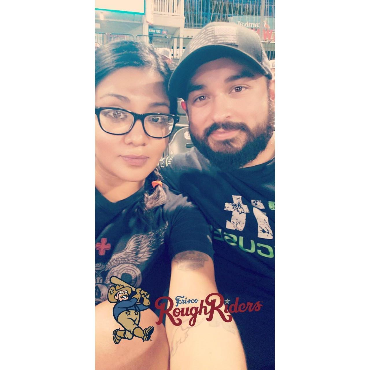 First baseball game together!