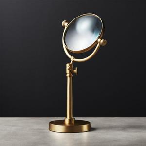 Standing Brass Magnifying Glass