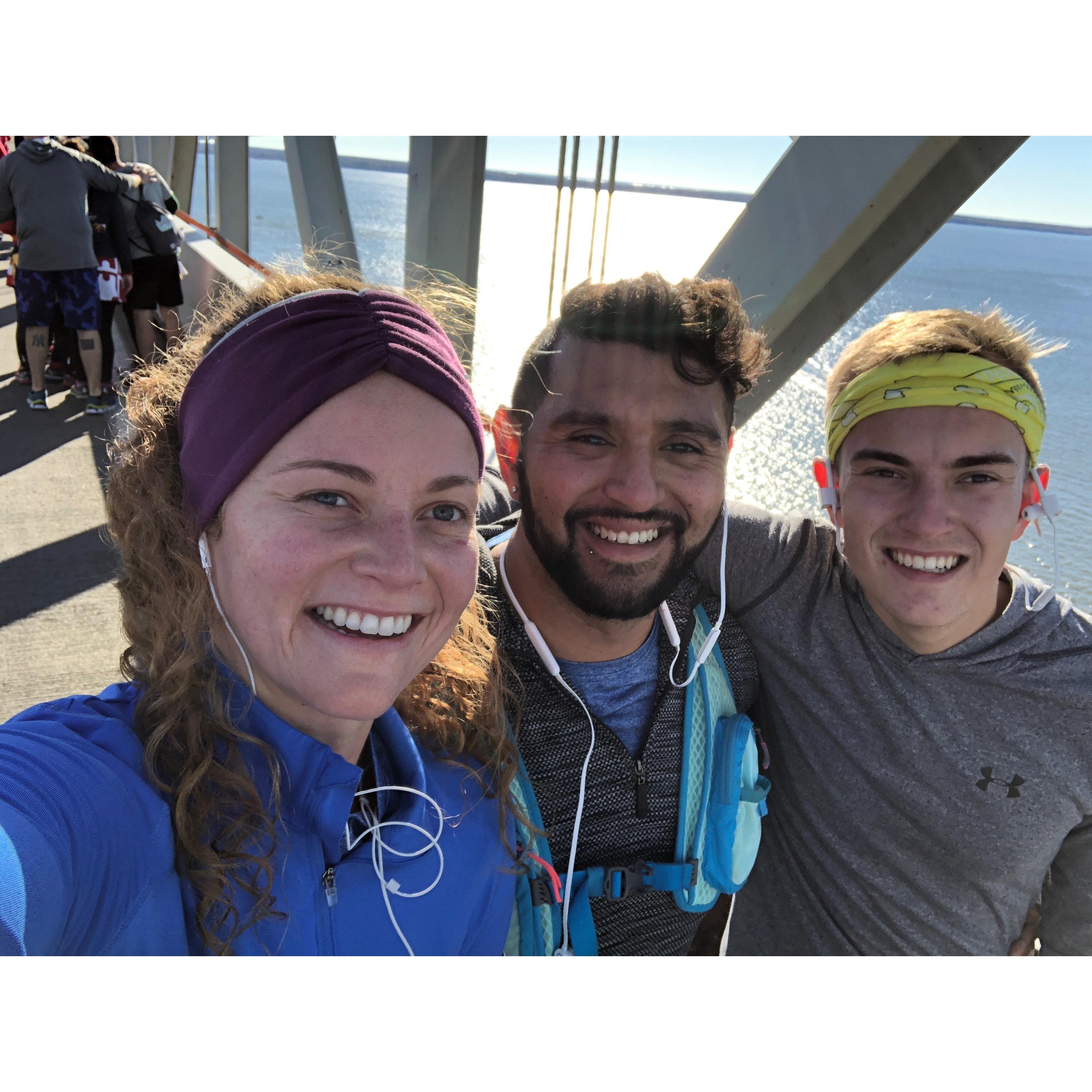 Our first Bay Bridge 10k with Nick