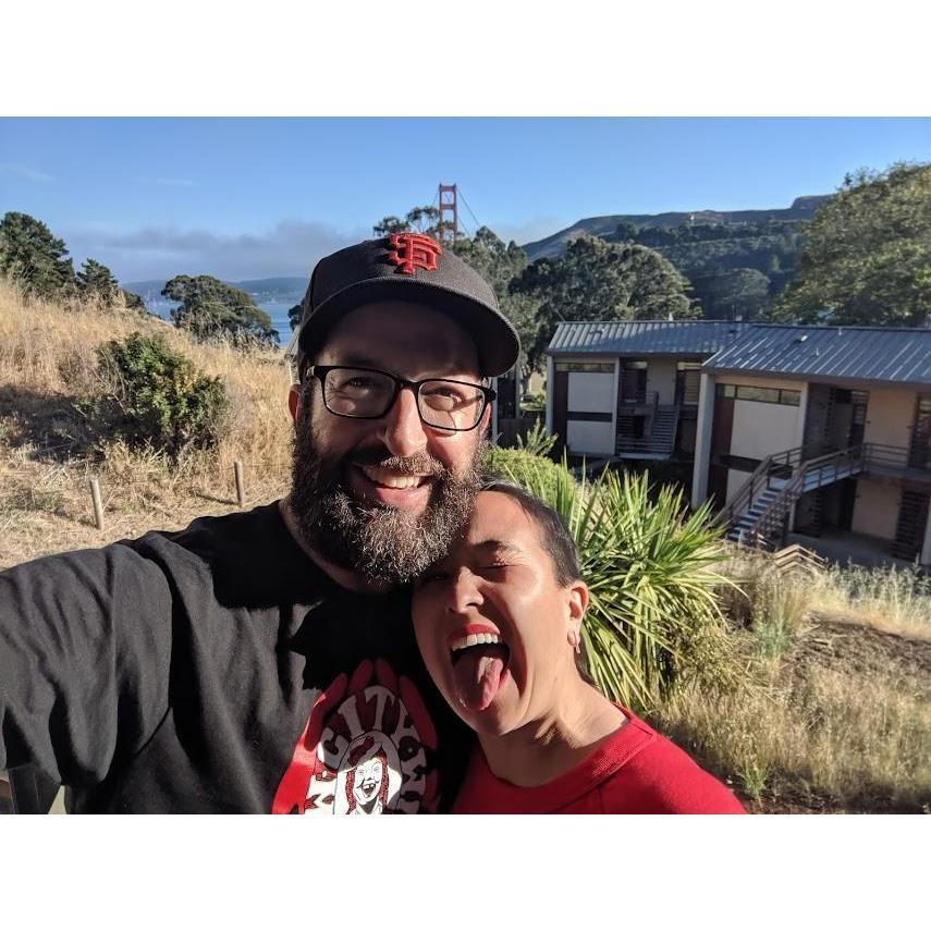 Right after we got engaged at Cavallo Point