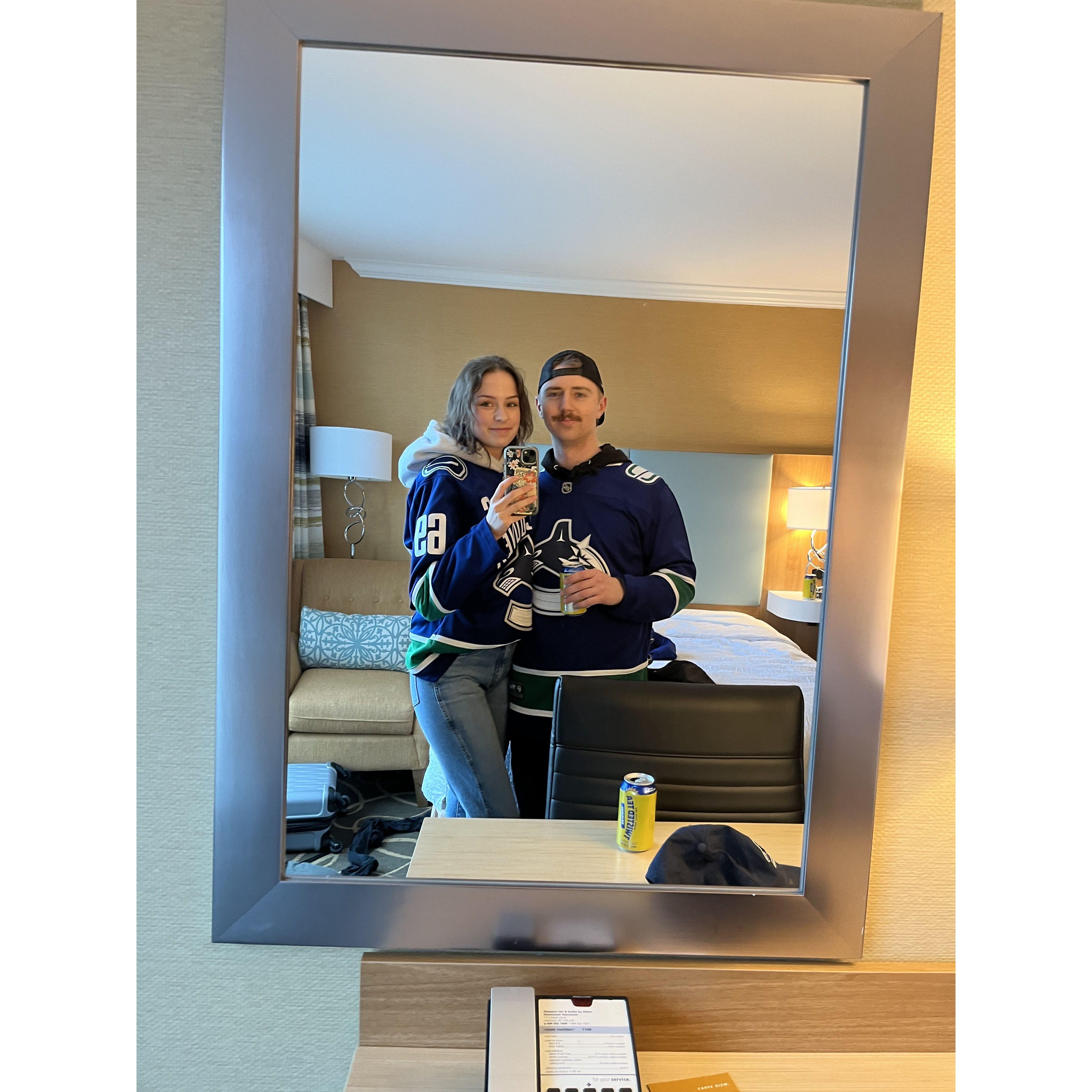 After turning Anthony into a Canucks fan (sorry not sorry)