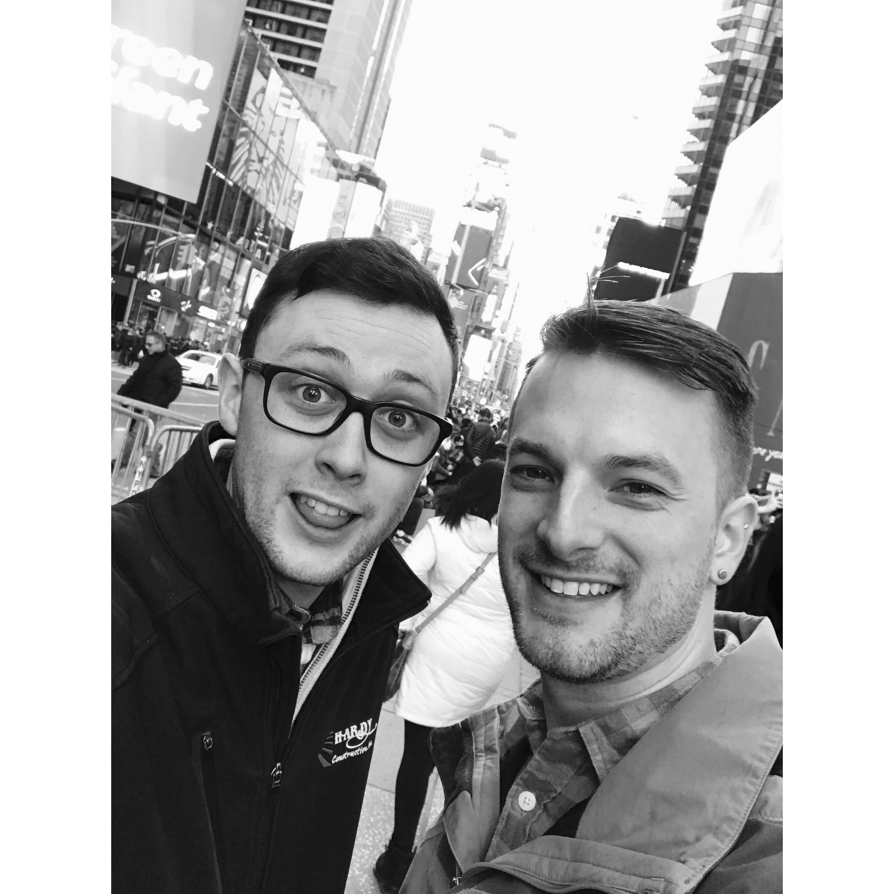 Our first trip to NYC together.