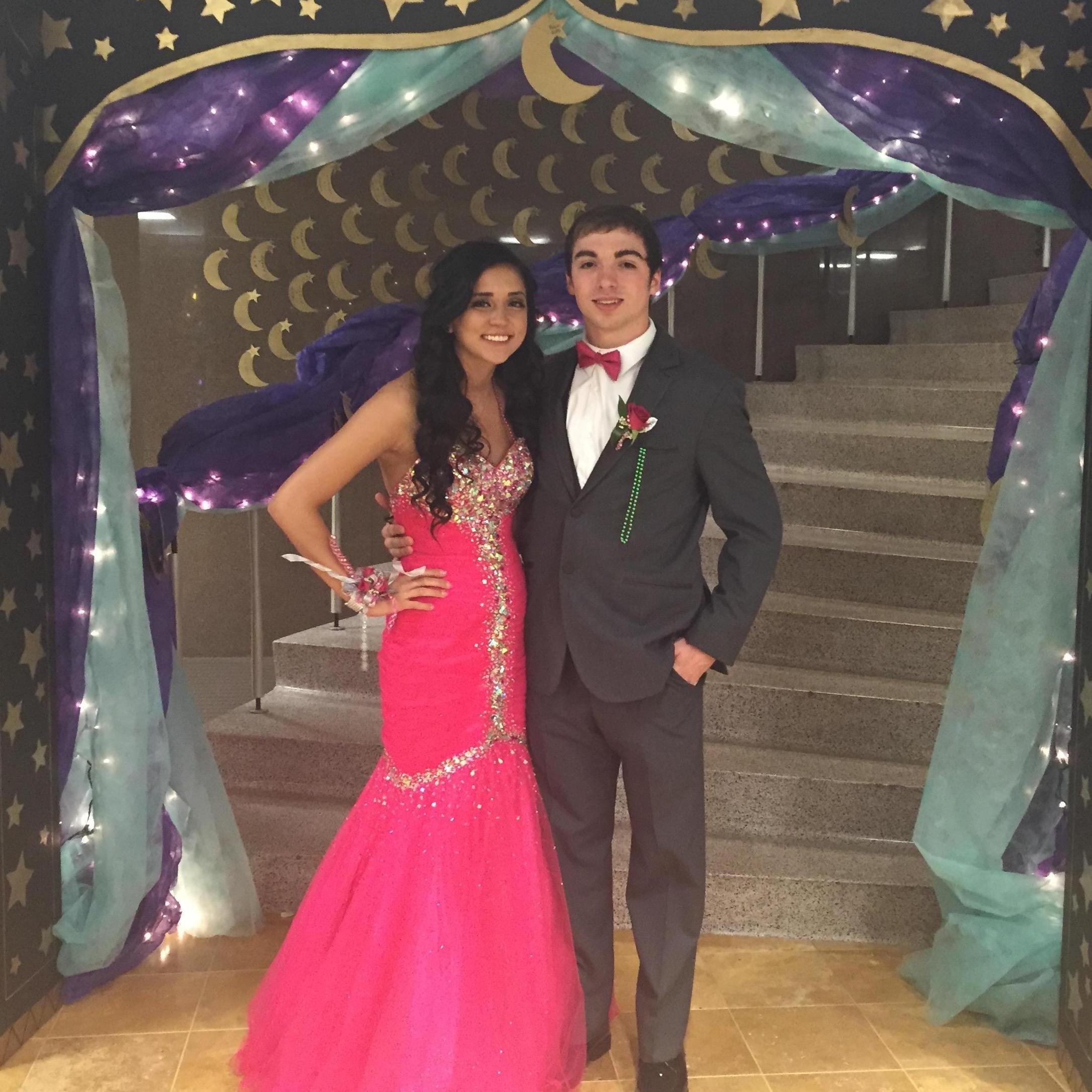 Our first prom together!