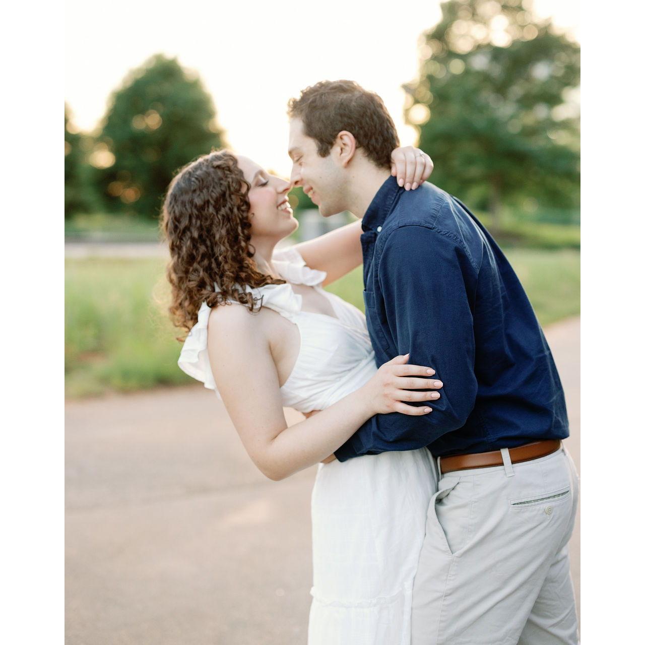 engagement photos at the same place we got engaged!