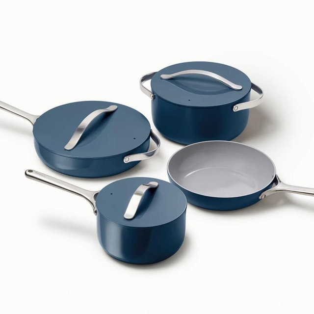 Caraway 12 Piece Cookware Set- Blue