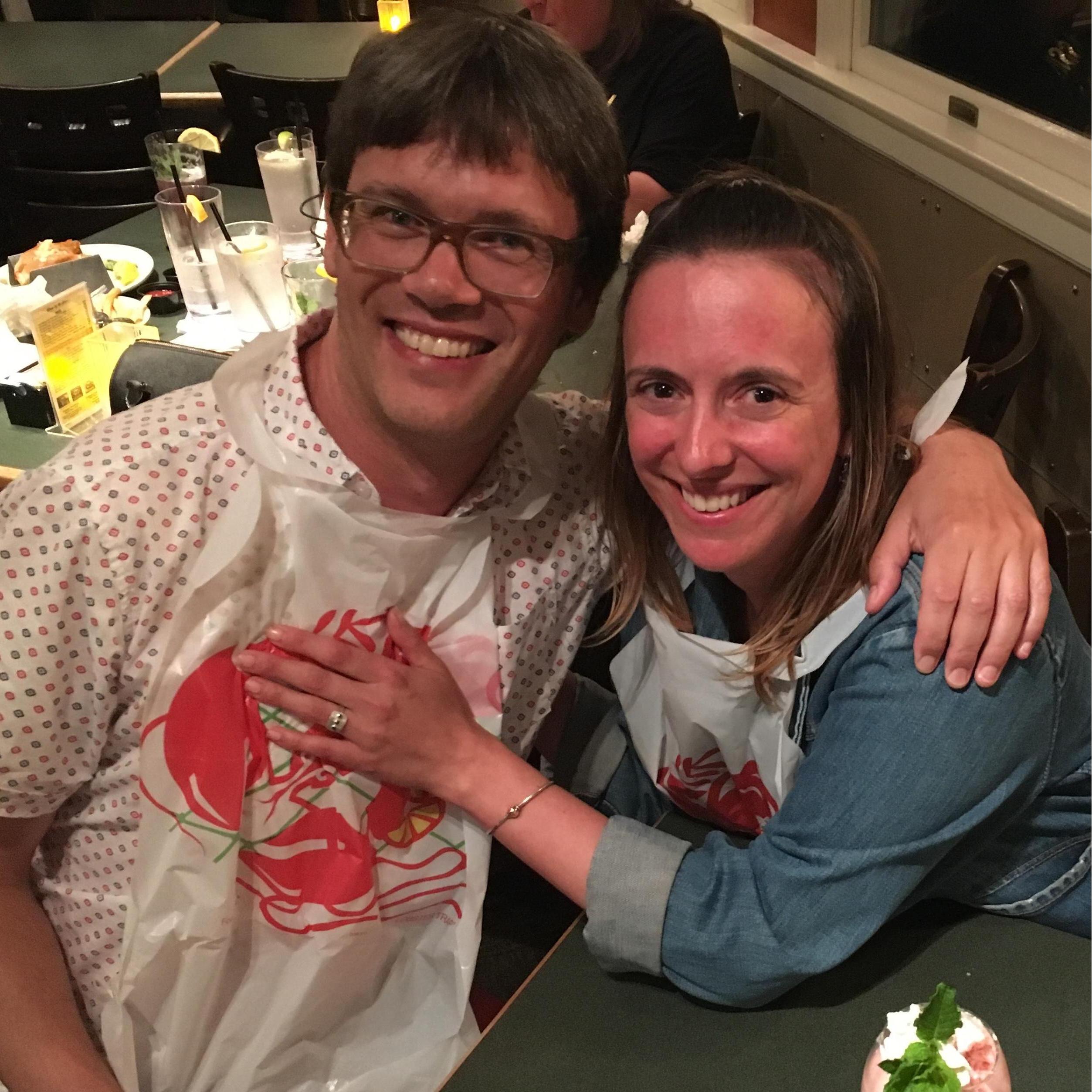 Right after the proposal at the Lobster Pot!
