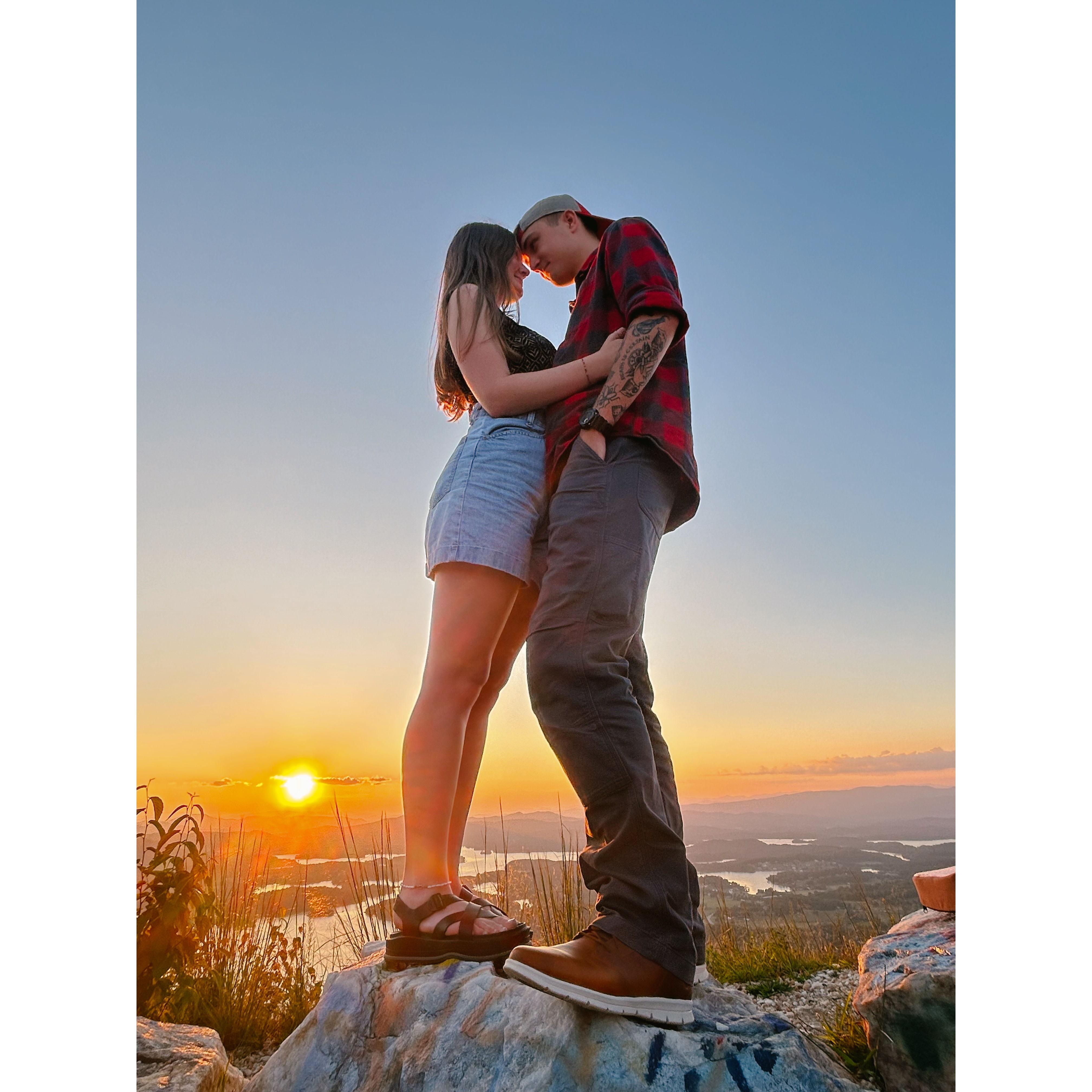 And Josh surprised me by flying from Hawaii to Georgia to see me.