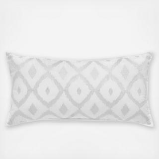 Chinoiserie Garden Ikat Decorative Pillow