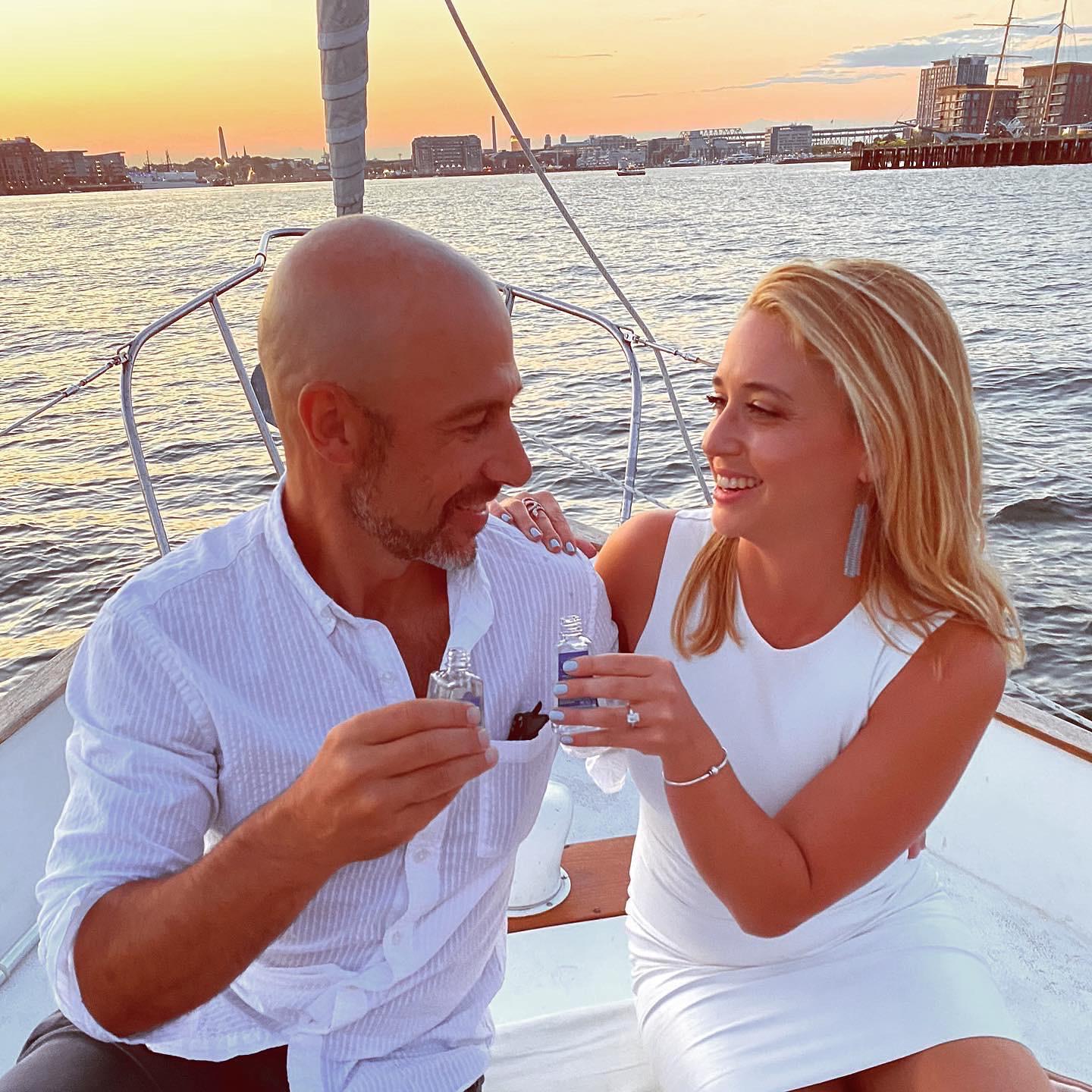 The night we got engaged!