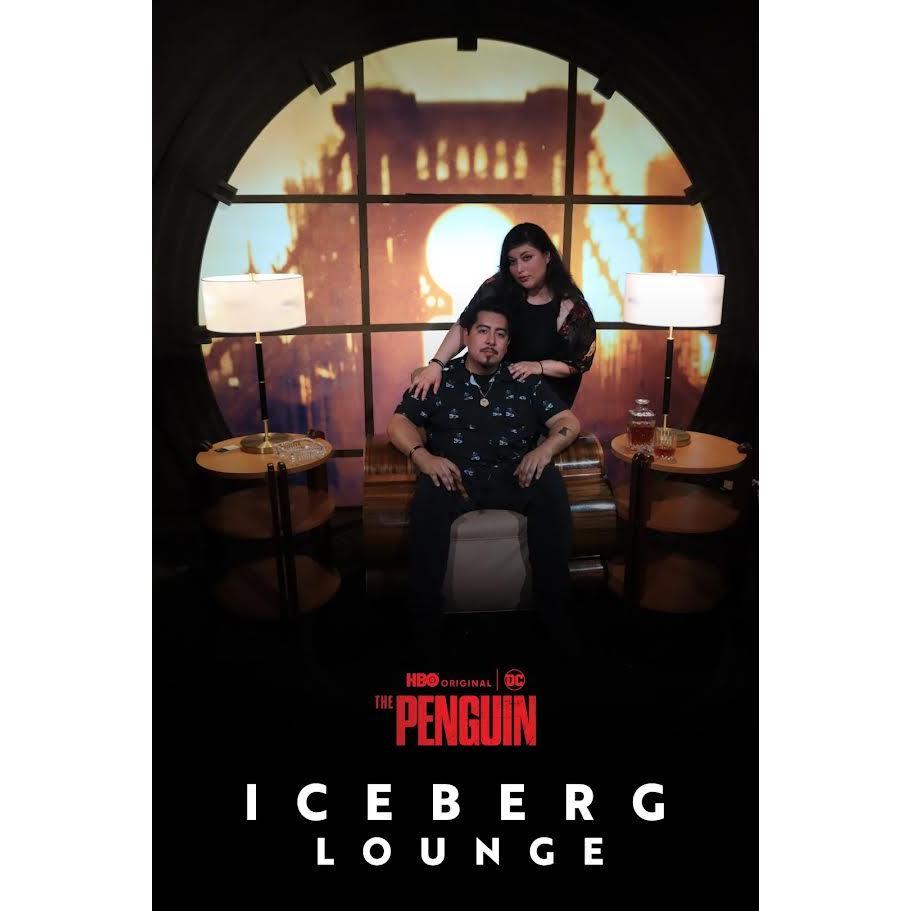 We really loved this photo taken of us during an amazing Comic Con 2024 experience for the tv show, The Penguin!