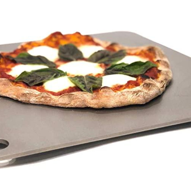 Conductive Cooking Square Pizza Steel (3/8" Deluxe Version, 14"x14" Square)