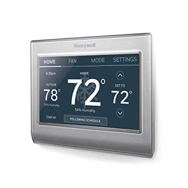 Honeywell Home RTH9585WF1004 Wi-Fi Smart Color Thermostat, 7 Day Programmable, Touch Screen, Energy Star, Alexa Ready