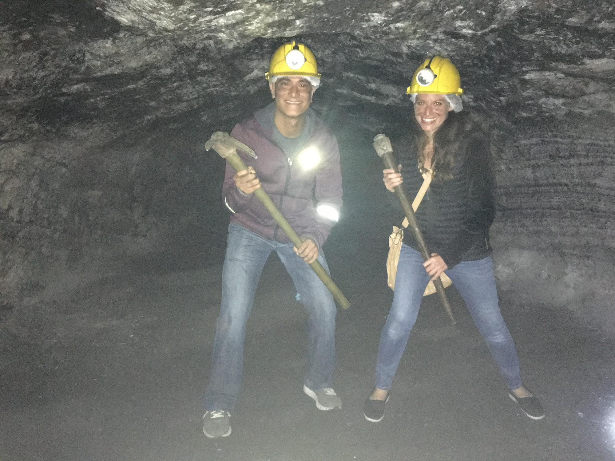 We visited Colombia together in 2019. Here is a picture of us in the salt mines!
