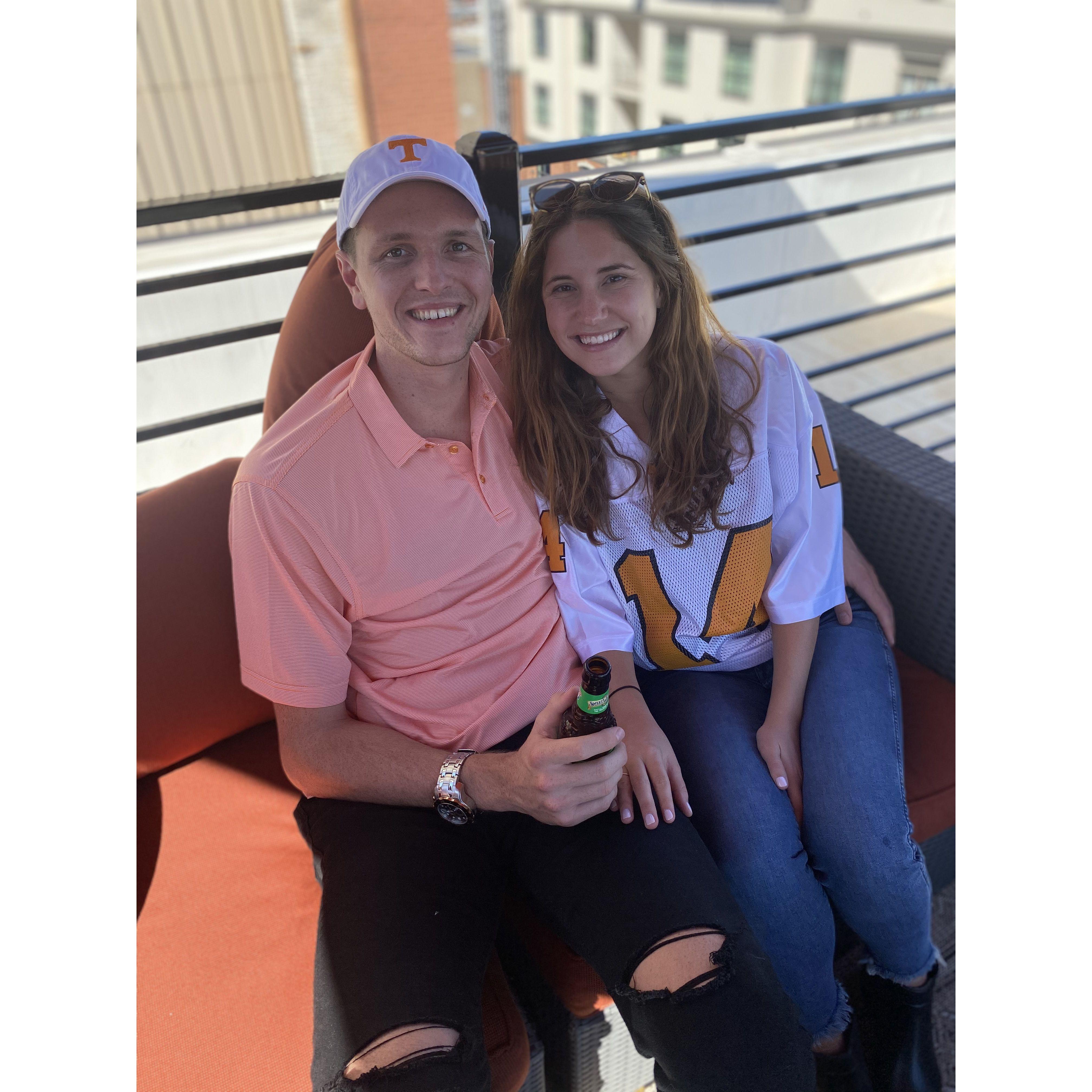 Trips to Knoxville as we both finished graduate school turned Yori into a Tennessee fan