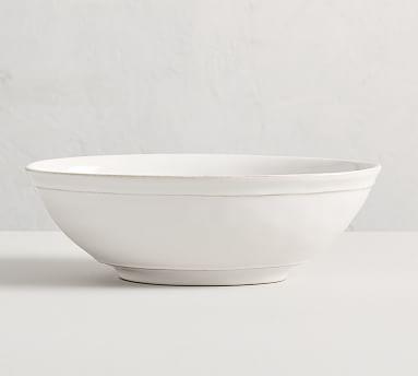 Cambria Handcrafted Stoneware Oval Serving Bowl - stone