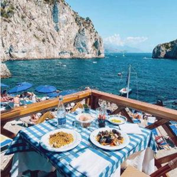 Dinner For Two in Capri