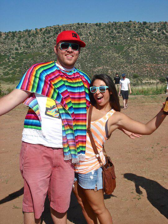 College babies! One of our first concerts at Red Rocks together.