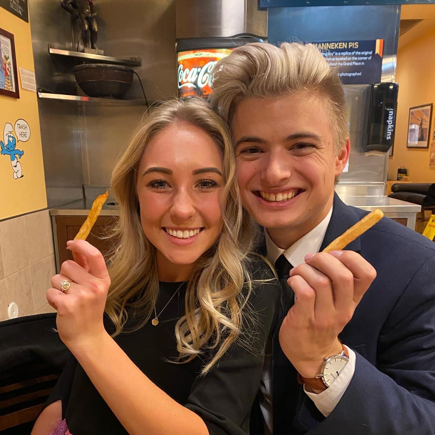 The night we got engaged!
