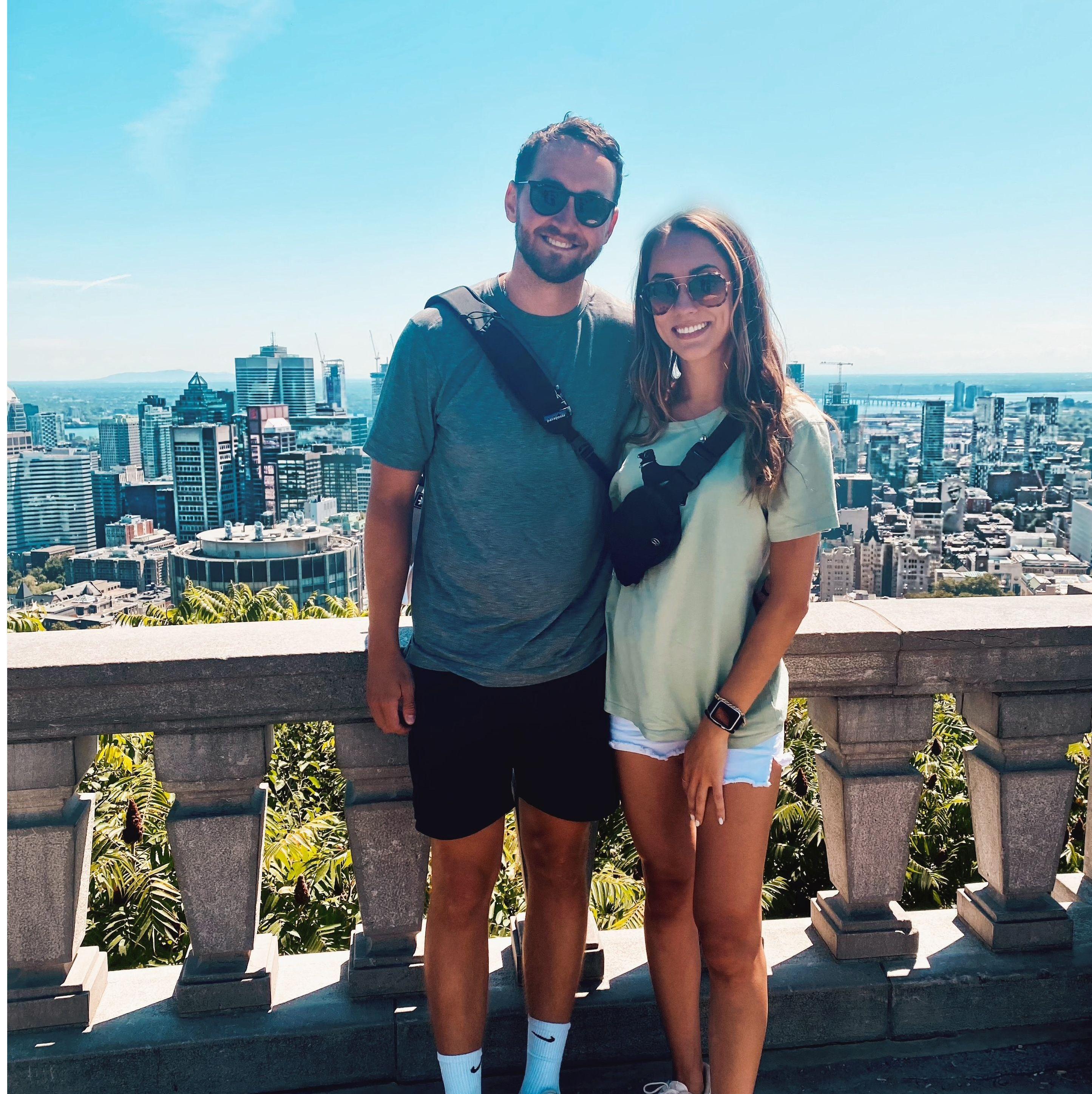Our first trip together to Montreal.