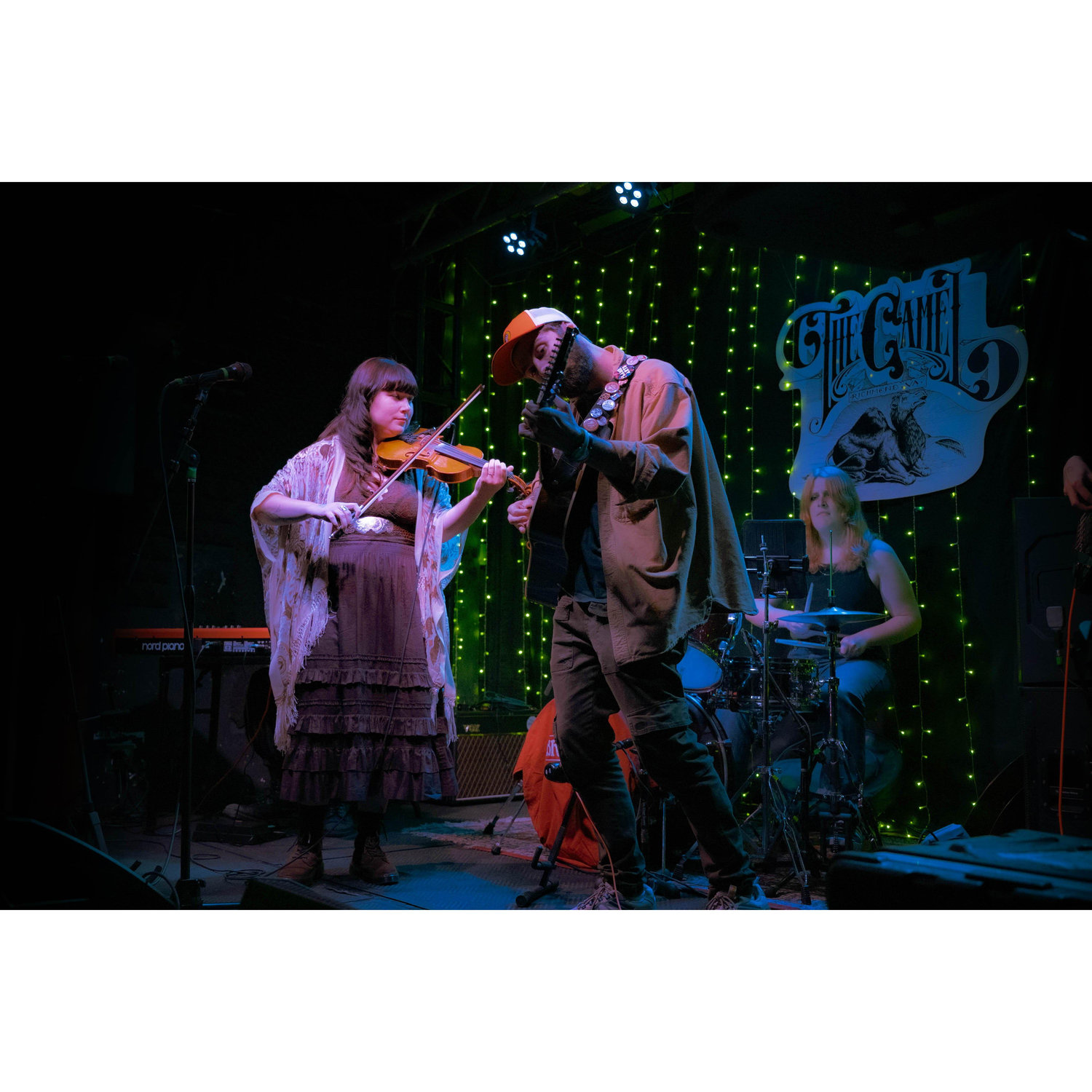 Playing with our band at The Camel in Richmond