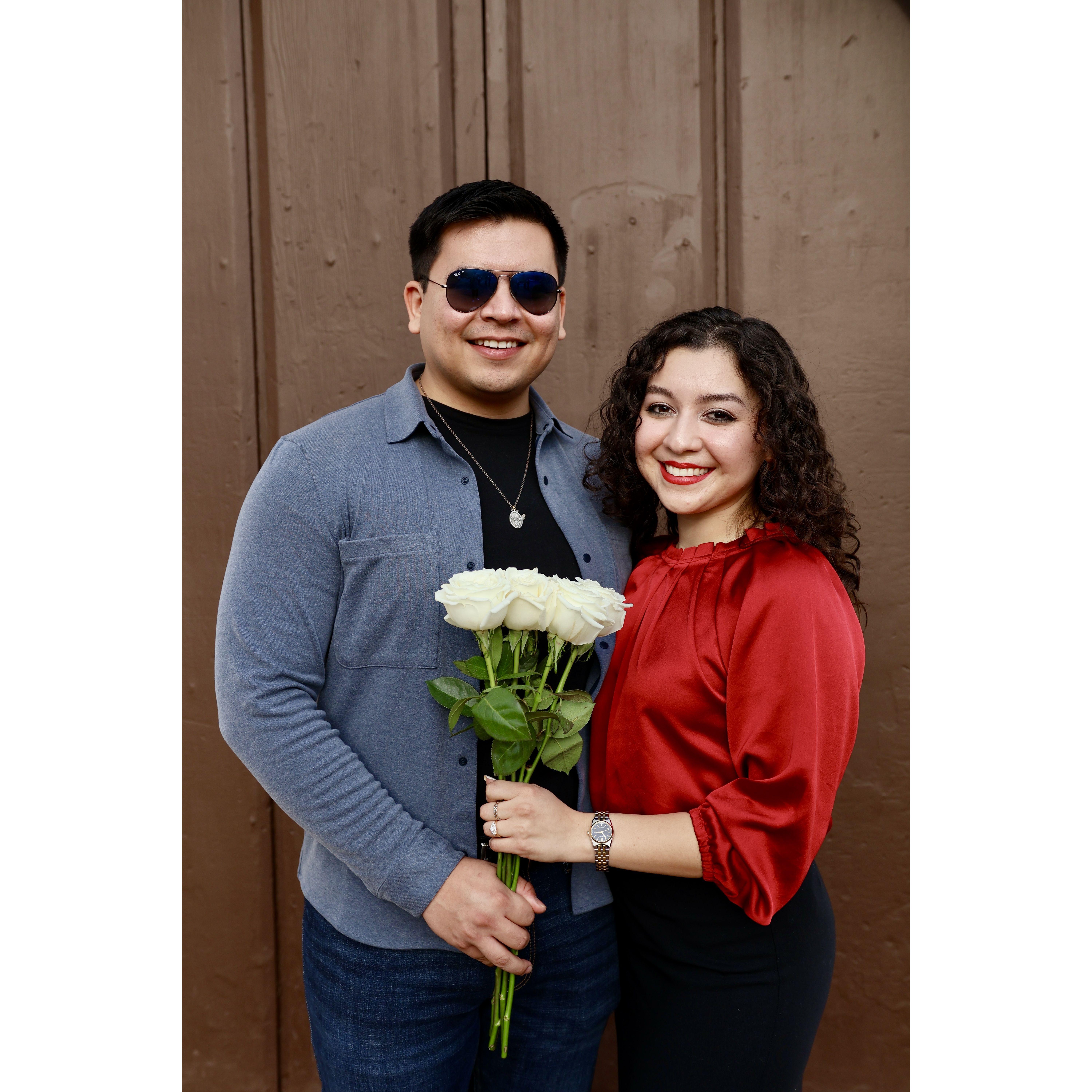 We're engaged!