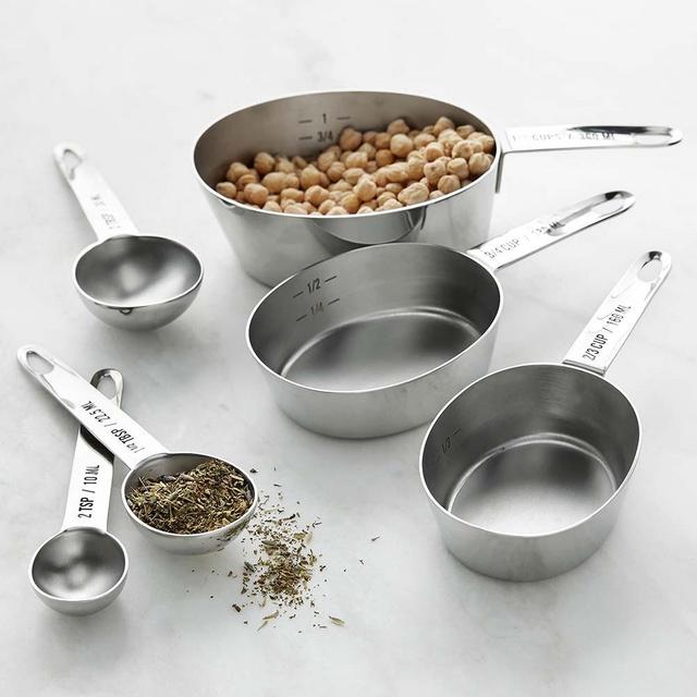 Williams Sonoma Odd-Sized Nesting Measuring Cups & Spoons Set