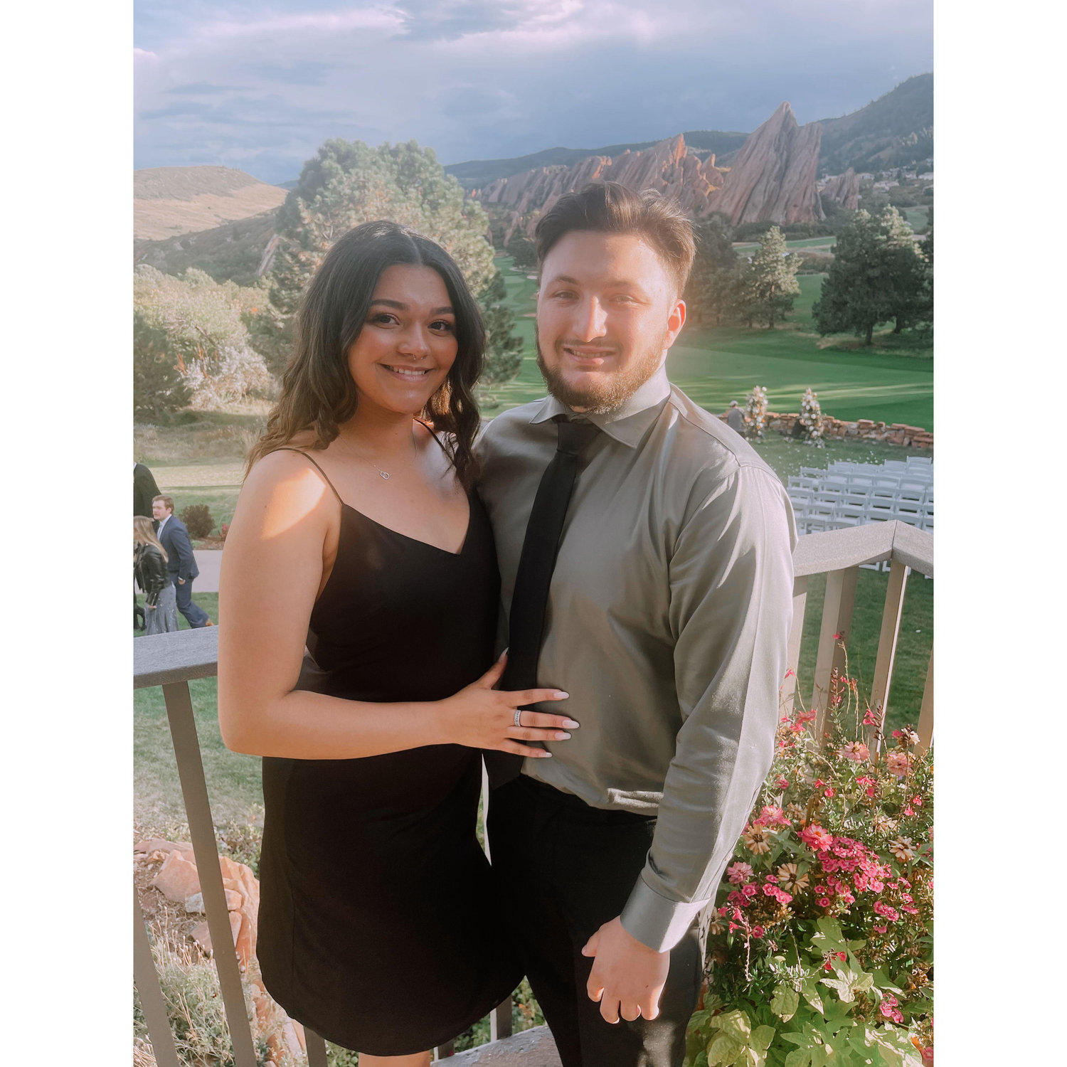 my sisters wedding, this first time I told Vince I wanted to get married