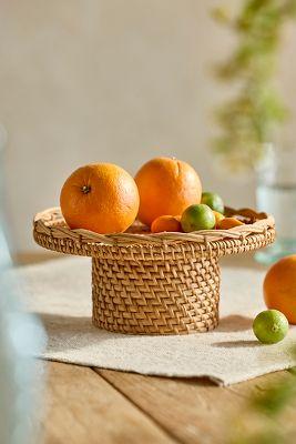 Woven Rattan Stand