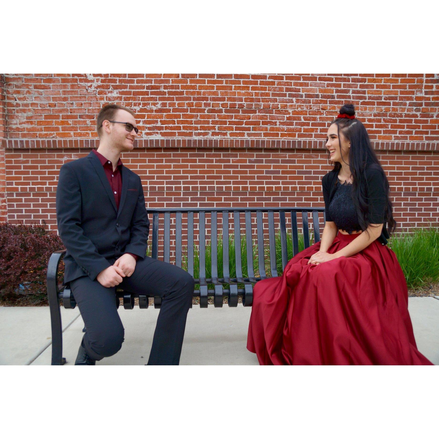 This was our Senior Prom together.