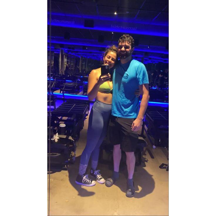 First time Morgan dragged Nate to [solidcore]