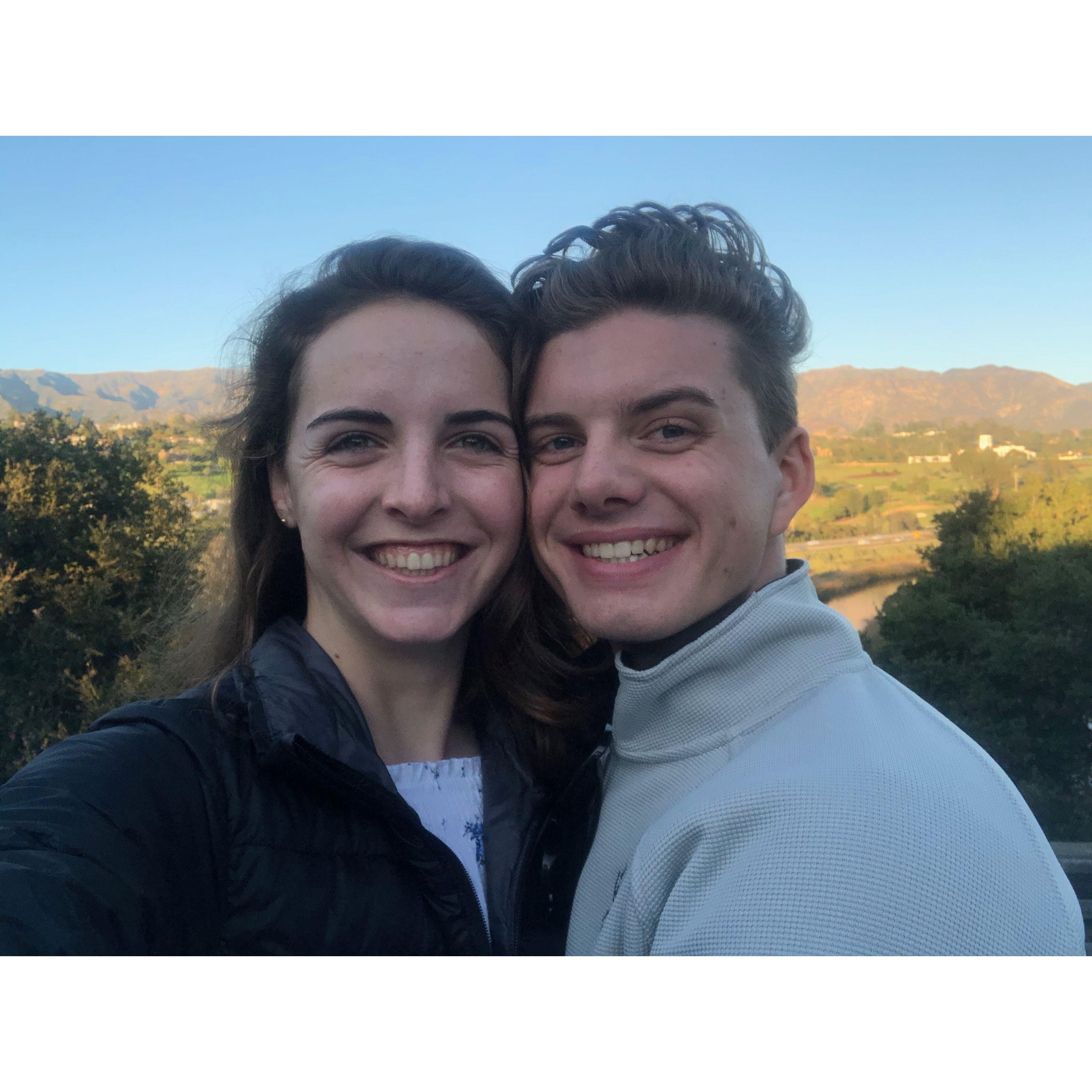 January 11, 2020 Date at the Santa Barbara Zoo. Ryan spent a lot of time visiting Katherine in Santa Barbara before he moved up to San Luis Obispo to attend Cal Poly for Aeronautical Engineering.