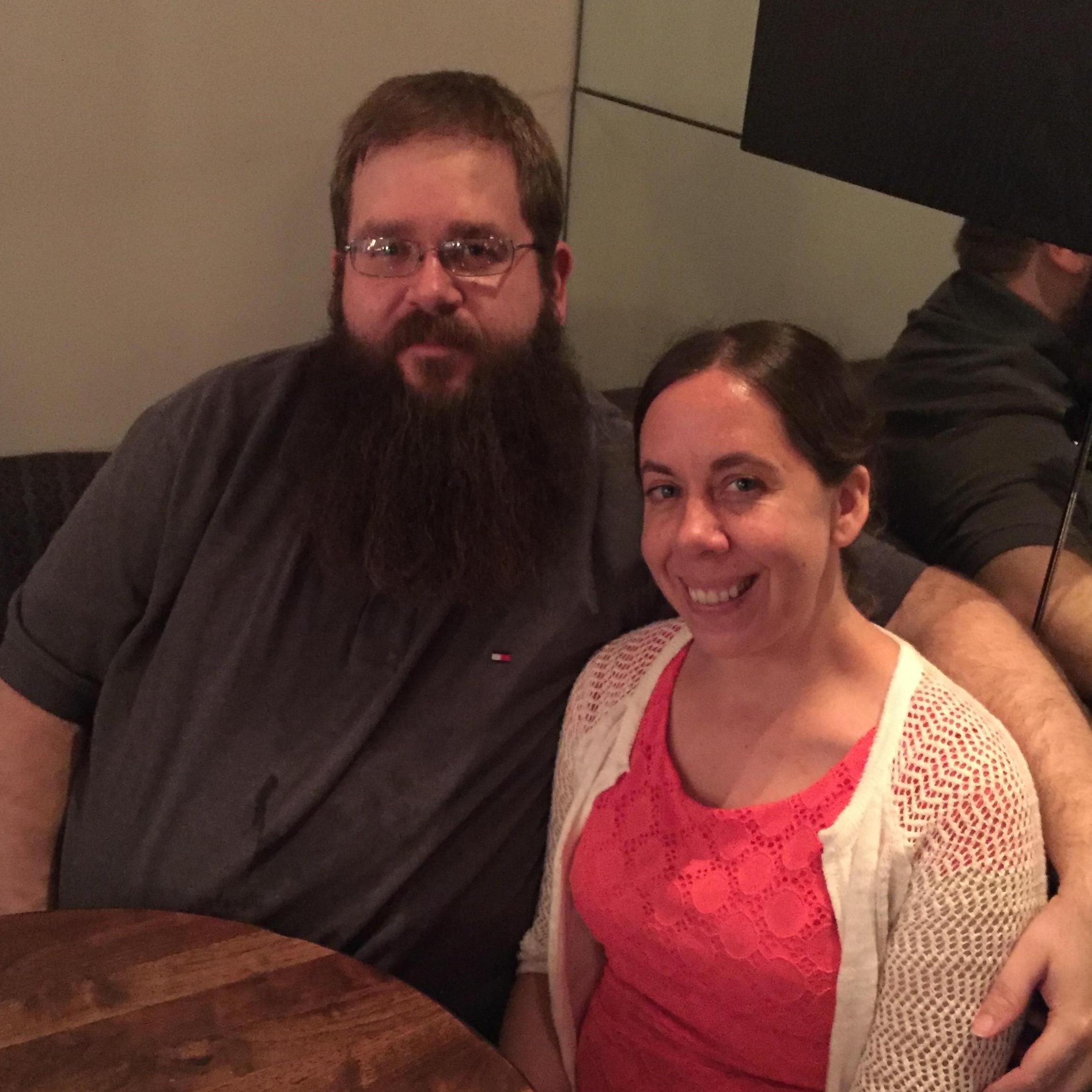 We got engaged July 2018. He proposed at the beach. After I said "Yes", we went to a fancy restaurant with delicious food. Good call Dave!