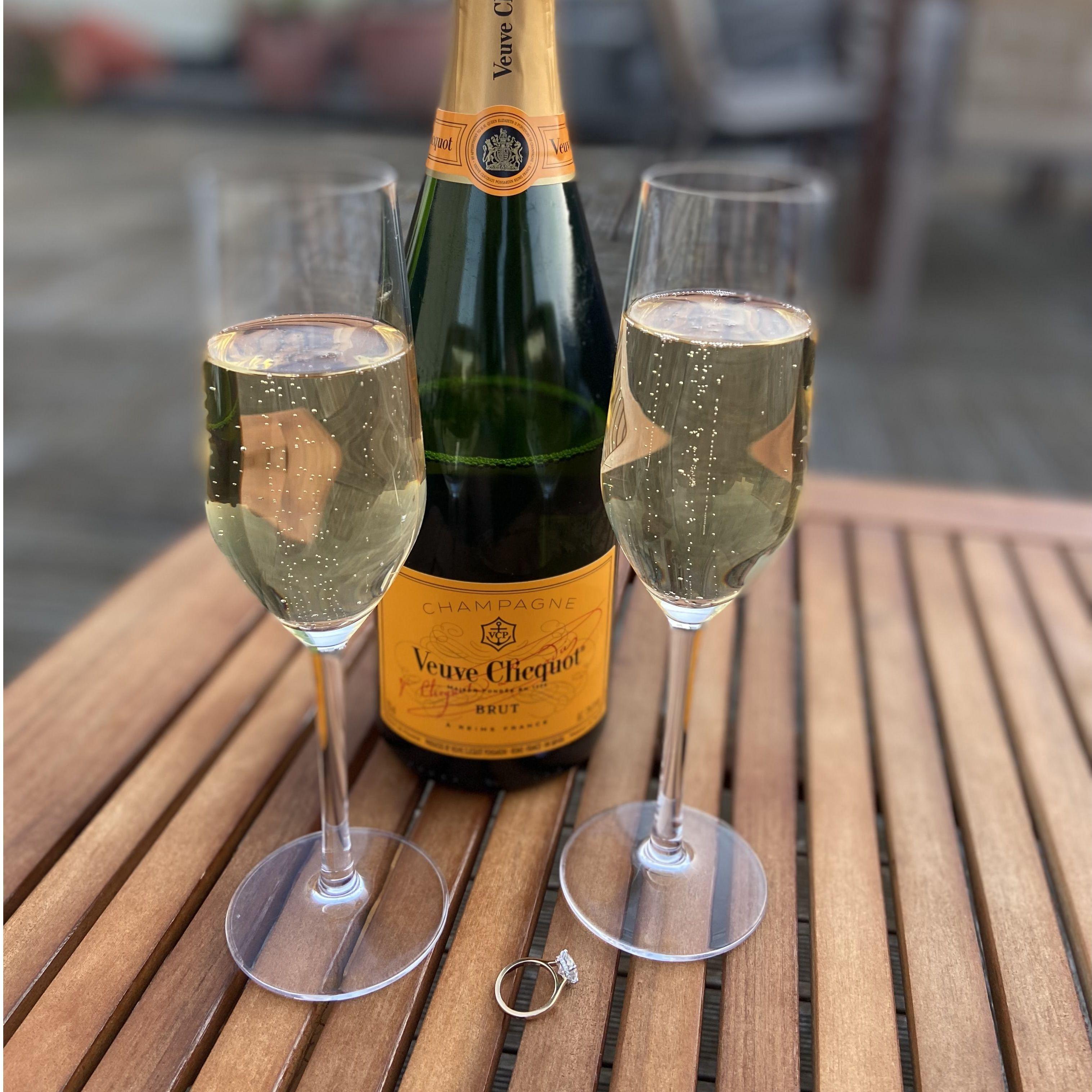 And then we got engaged