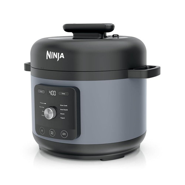 Ninja HyperHeat 9-in-1 6.5-qt Pressure Cooker | Steams, Slow Cooks, Sears, Sautés, Sous Vide, Yogurt & More | With SimpliServe Pot | Powerful 1200-Watt | Stone Purple | PC201SP