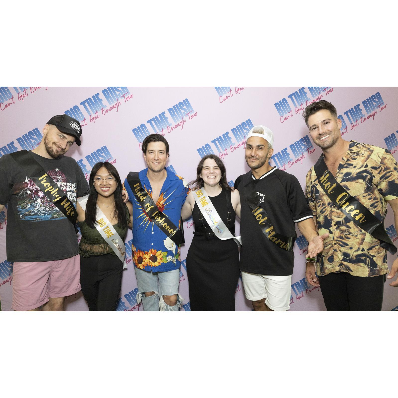 Big Time Rush joins in on the Bachelorette fun! (Huge congrats to Brianna who is getting married this year on October 13th!!!!)
