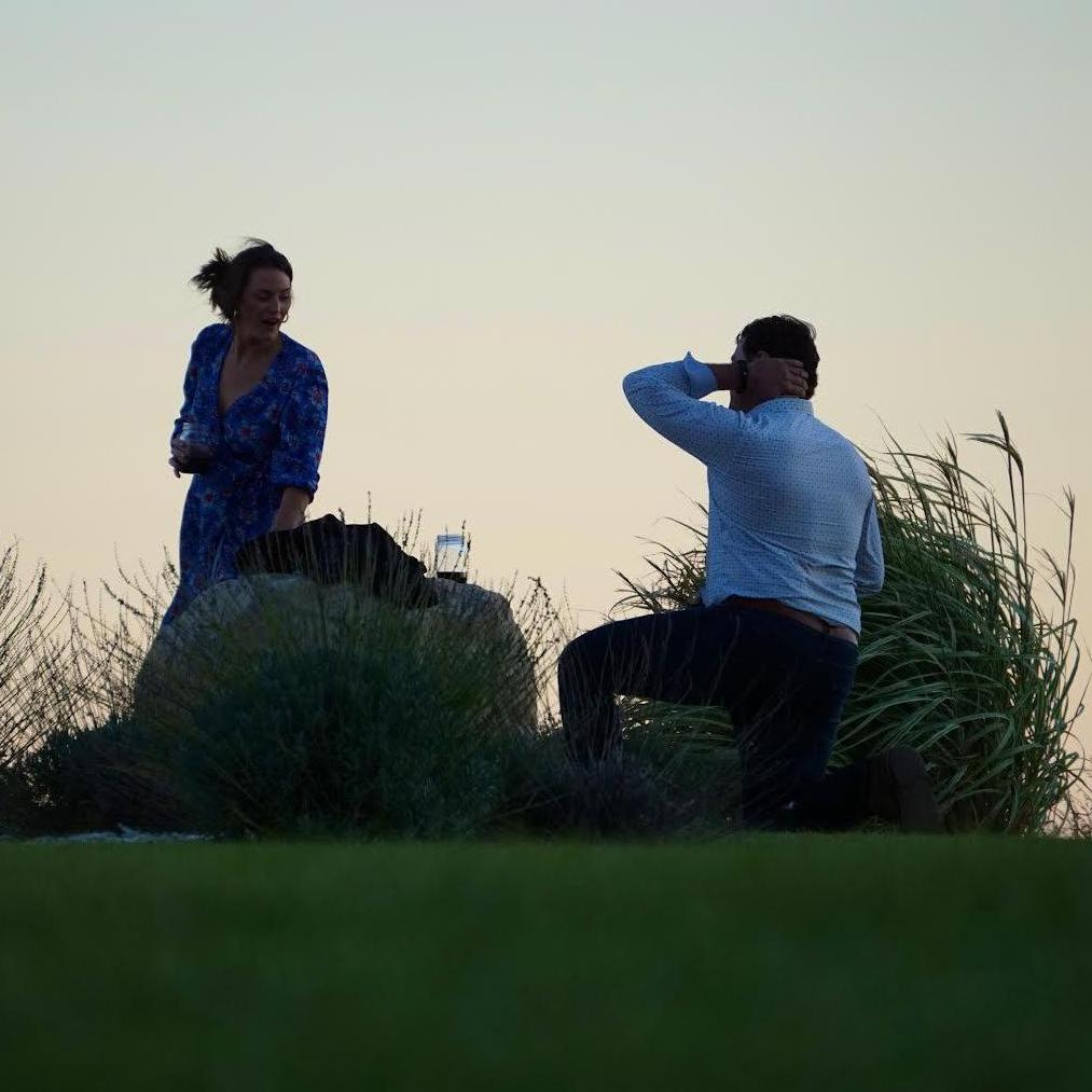 Bryan popping the question!