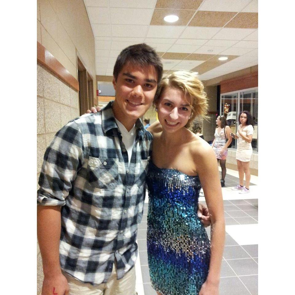 Quick picture at a sophomore year dance.