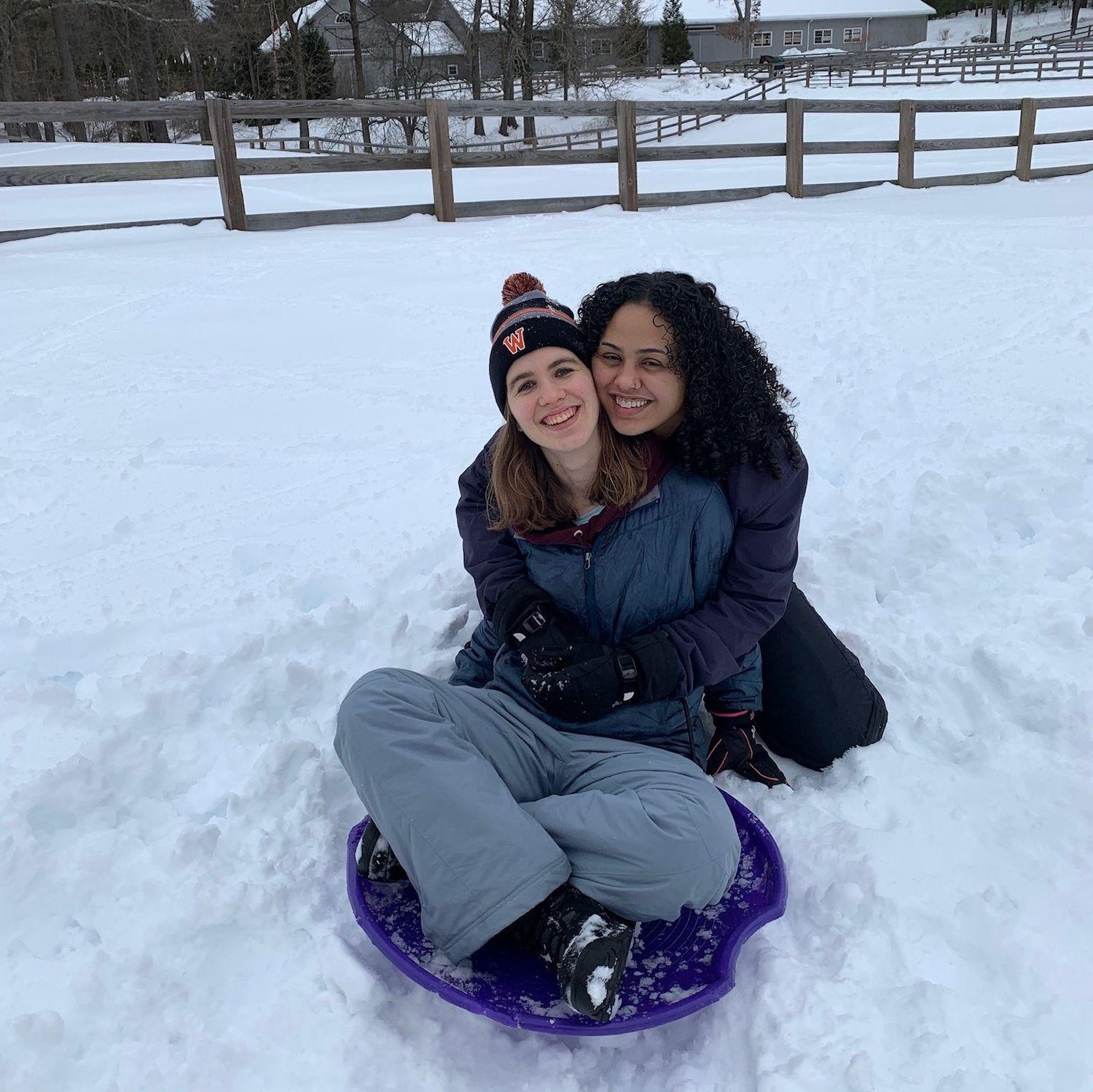 February 2021 - First photo as a couple