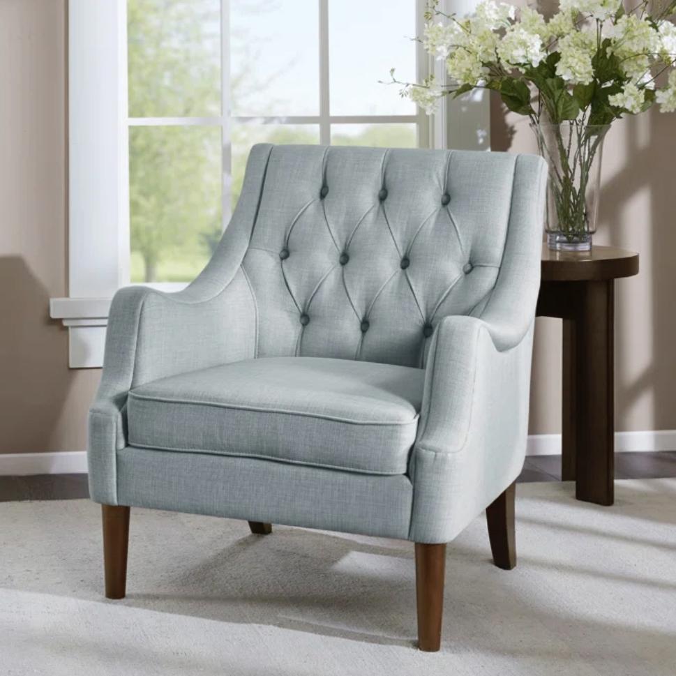 Anatonia Upholstered Wingback Chair