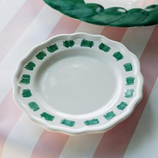 Lisbon Stitch Cocktail Plate