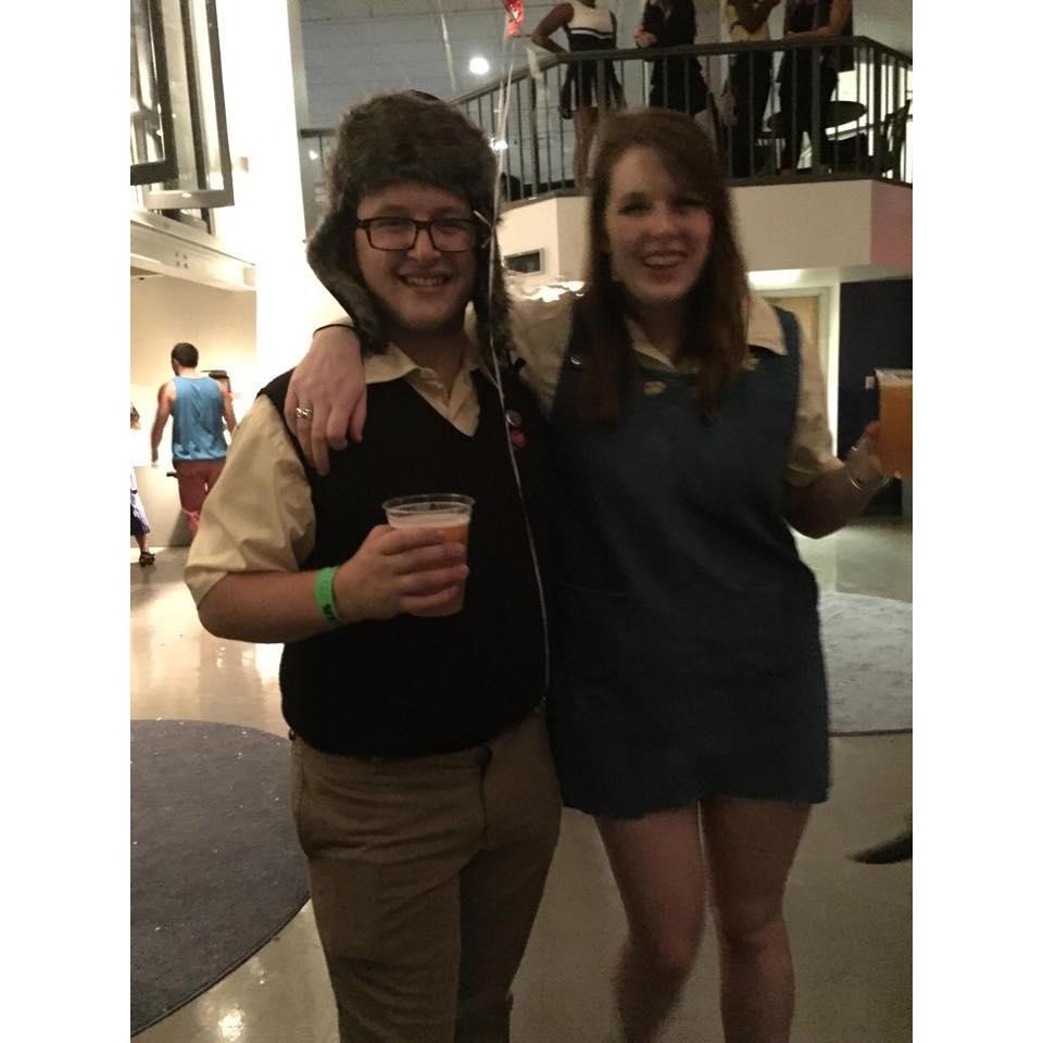 In 2014, dressed up for Halloween as Carl and Ellie from Up!