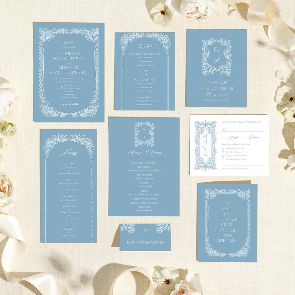 Zola Wedding Invitations - Willowbrook Classic