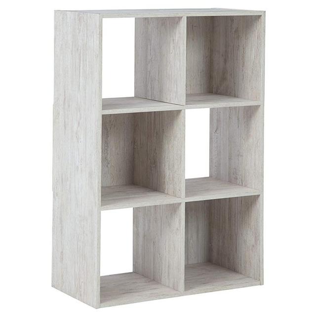 Signature Design by Ashley - Paxberry Six Cube Organizer - Casual - Whitewash