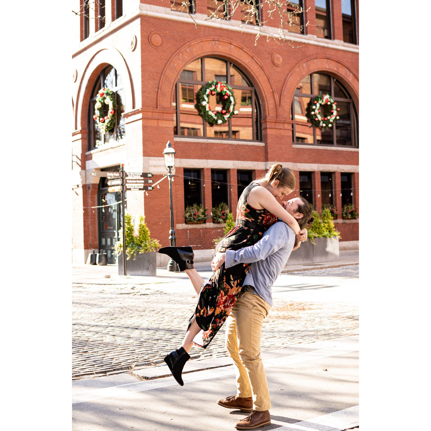 Engagement shoot in Lowell, MA
