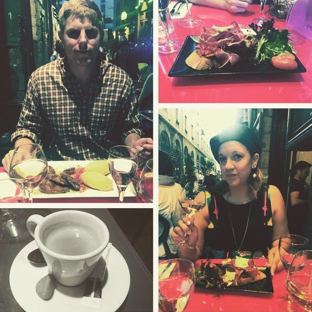 Evening out in Lyon, France 2015.