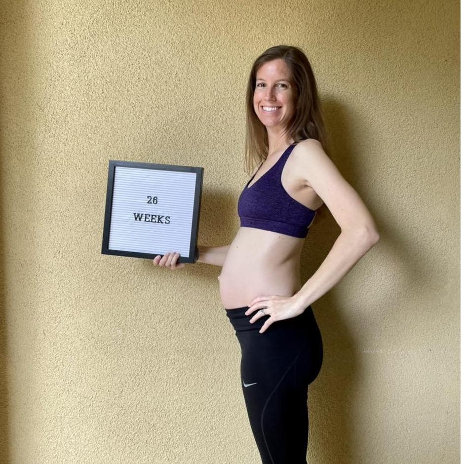 26 Weeks: The little guy is the size of an acorn squash!