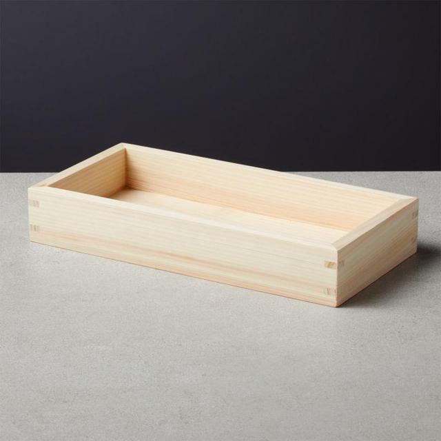 Hinoki Wood Large Stacking Box